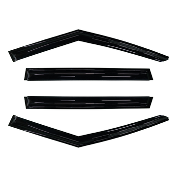 Kia EV9 (MV) SUV 2024-2025 Slimline Weathershields / Window Visors (4-Piece Set)