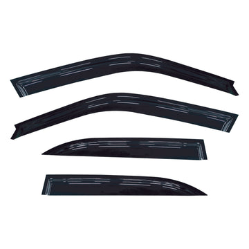 BMW 7 Series (E38) SWB Sedan 1995-2001 Slimline Weathershields / Window Visors (4-Piece Set)