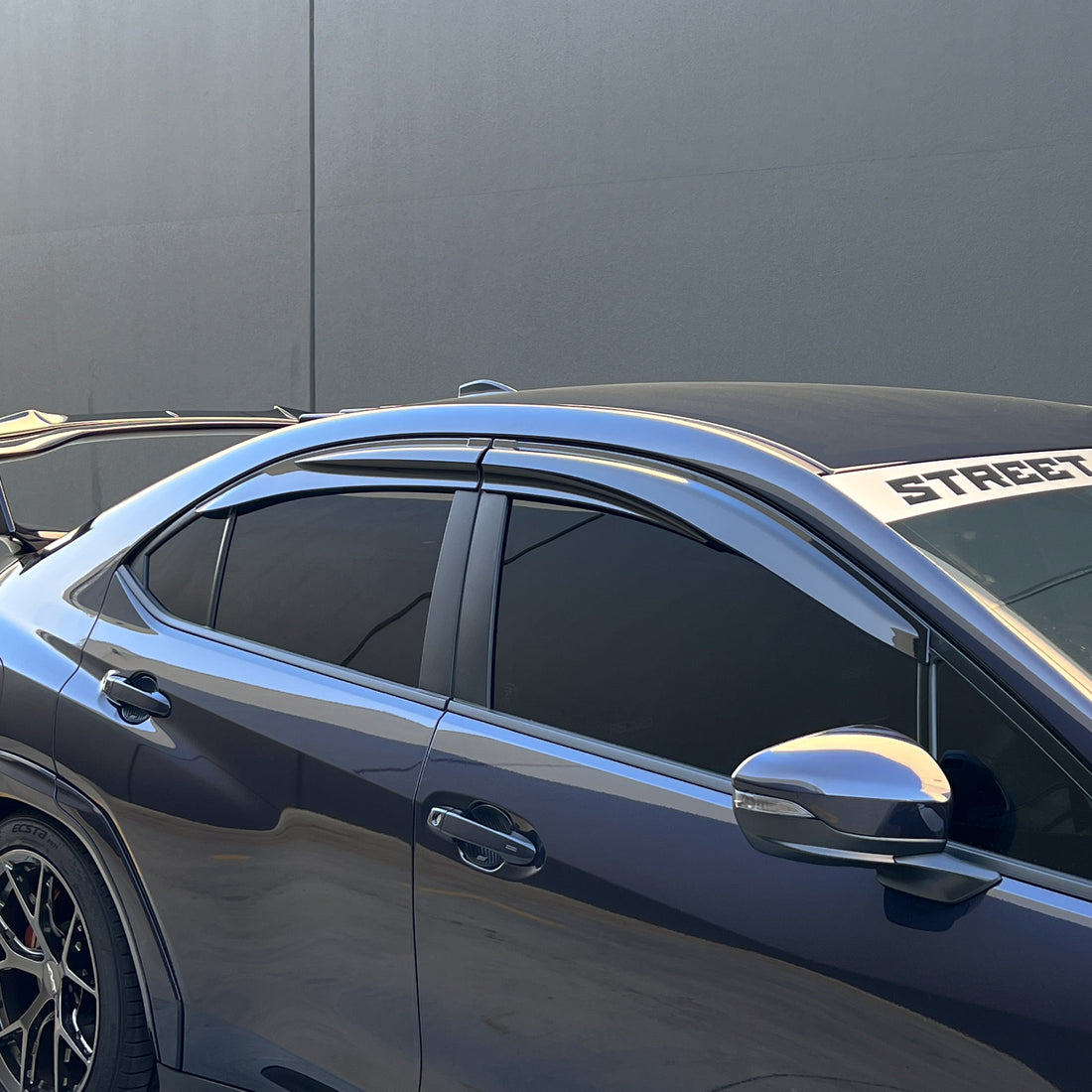 Subaru WRX (VB) Sedan 2022-2025 (Injection) Slimline Weathershields / Window Visors (4-Piece Set)