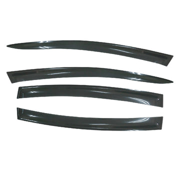 Citroen C4 (B5) Hatch 2004-2010 Slimline Weathershields / Window Visors (4-Piece Set)