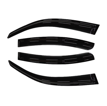Mercedes-Benz E-Class (W211) Sedan 2002-2008 Slimline Weathershields / Window Visors (4-Piece Set)