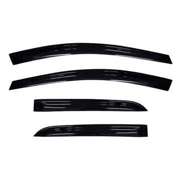 Mazda 2 (DE) Hatch 2007-2014 Slimline Weathershields / Window Visors (4-Piece Set)