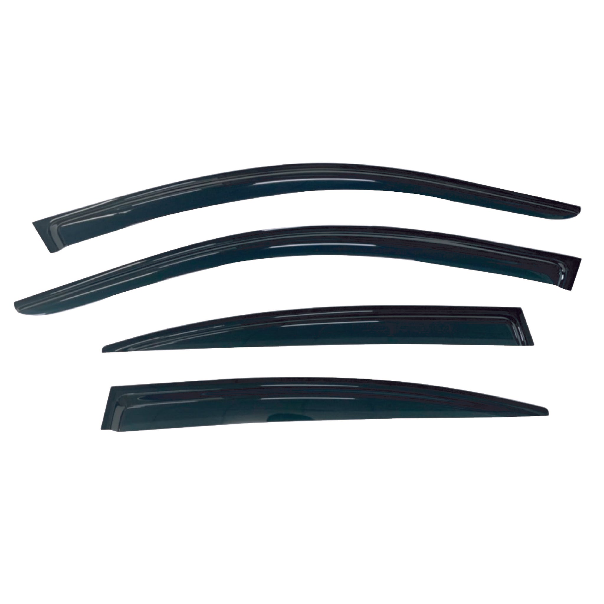 BMW 5 Series (E60) / M5 (E60) Sedan 2003-2009 Slimline Weathershields / Window Visors (4-Piece Set)