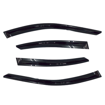 BMW 5 Series (F10) (F10LCI) / M5 (F10) (F10LCI) Sedan 2010-2016 Slimline Weathershields / Window Visors (4-Piece Set)