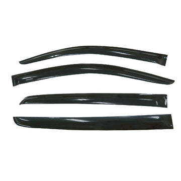 Isuzu MU-X (RF) SUV 2013-2020 Slimline Weathershields / Window Visors (4-Piece Set)