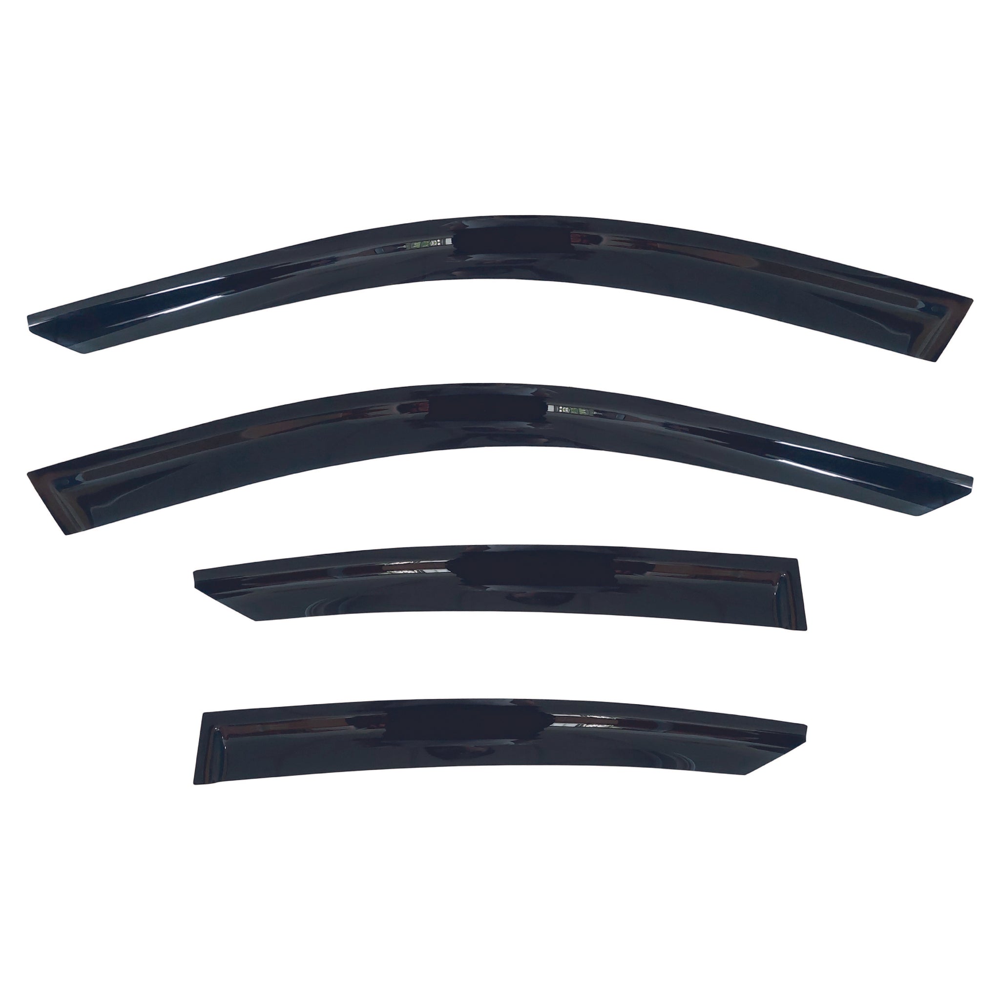 BMW 5 Series (G30) (G30LCI) / M5 (F90) (F90LCI) Sedan 2017-2023 Slimline Weathershields / Window Visors (4-Piece Set)