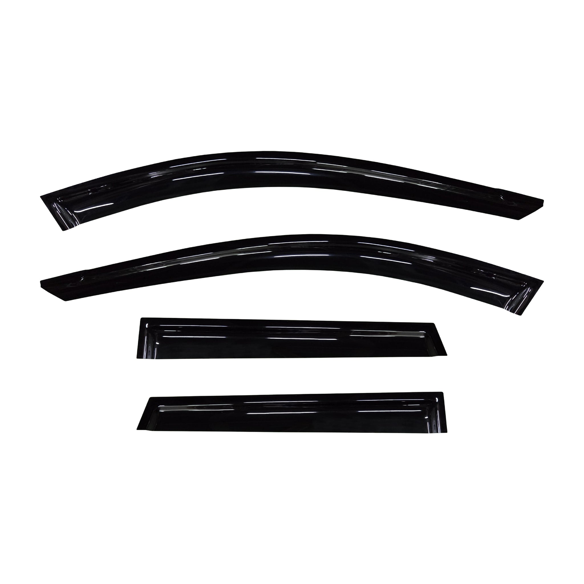 Audi (8P) A3 / S3 Hatch 2004-2012 Slimline Weathershields / Window Visors (4-Piece Set)