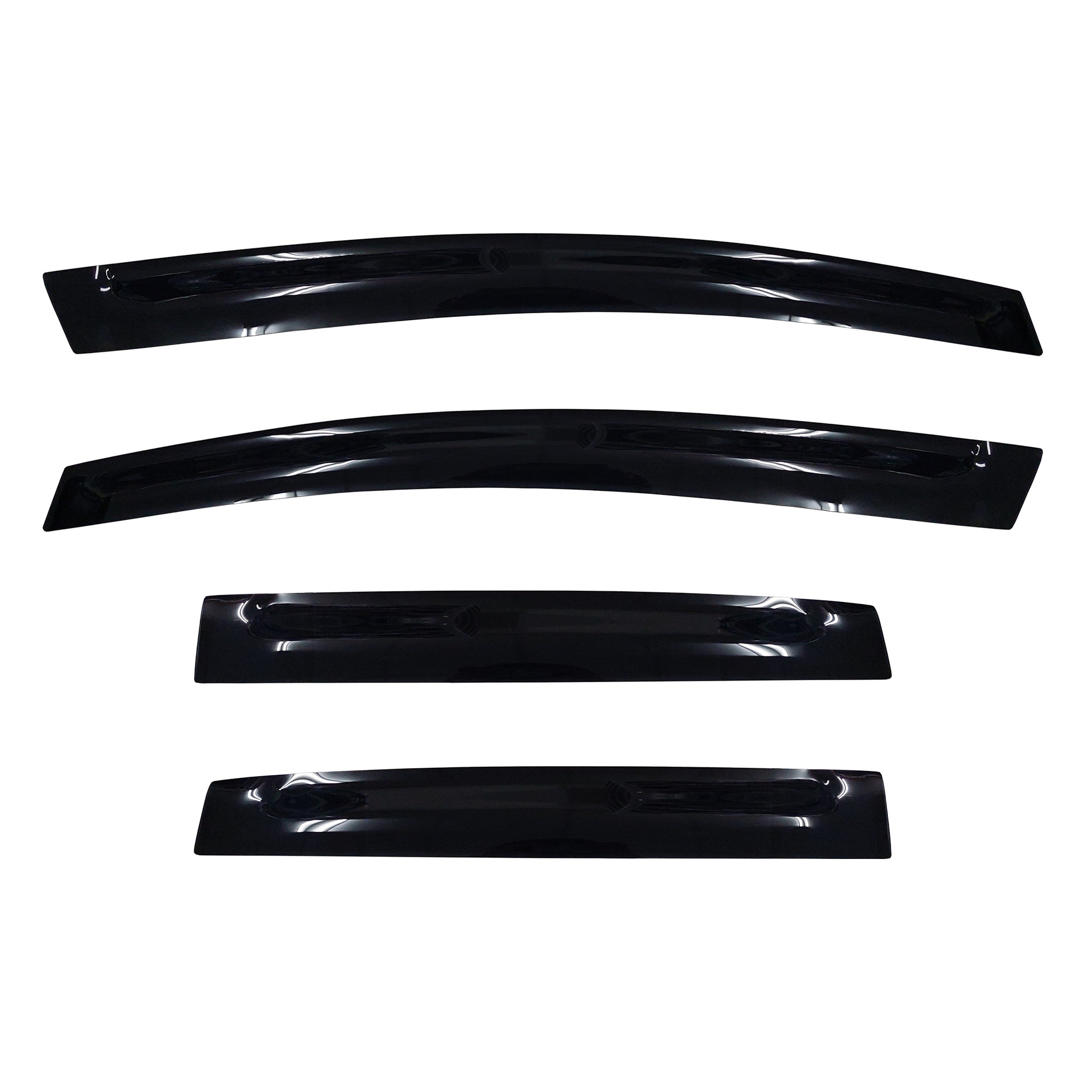 Honda Jazz (GE) Hatch 2009-2014 Slimline Weathershields / Window Visors (4-Piece Set)