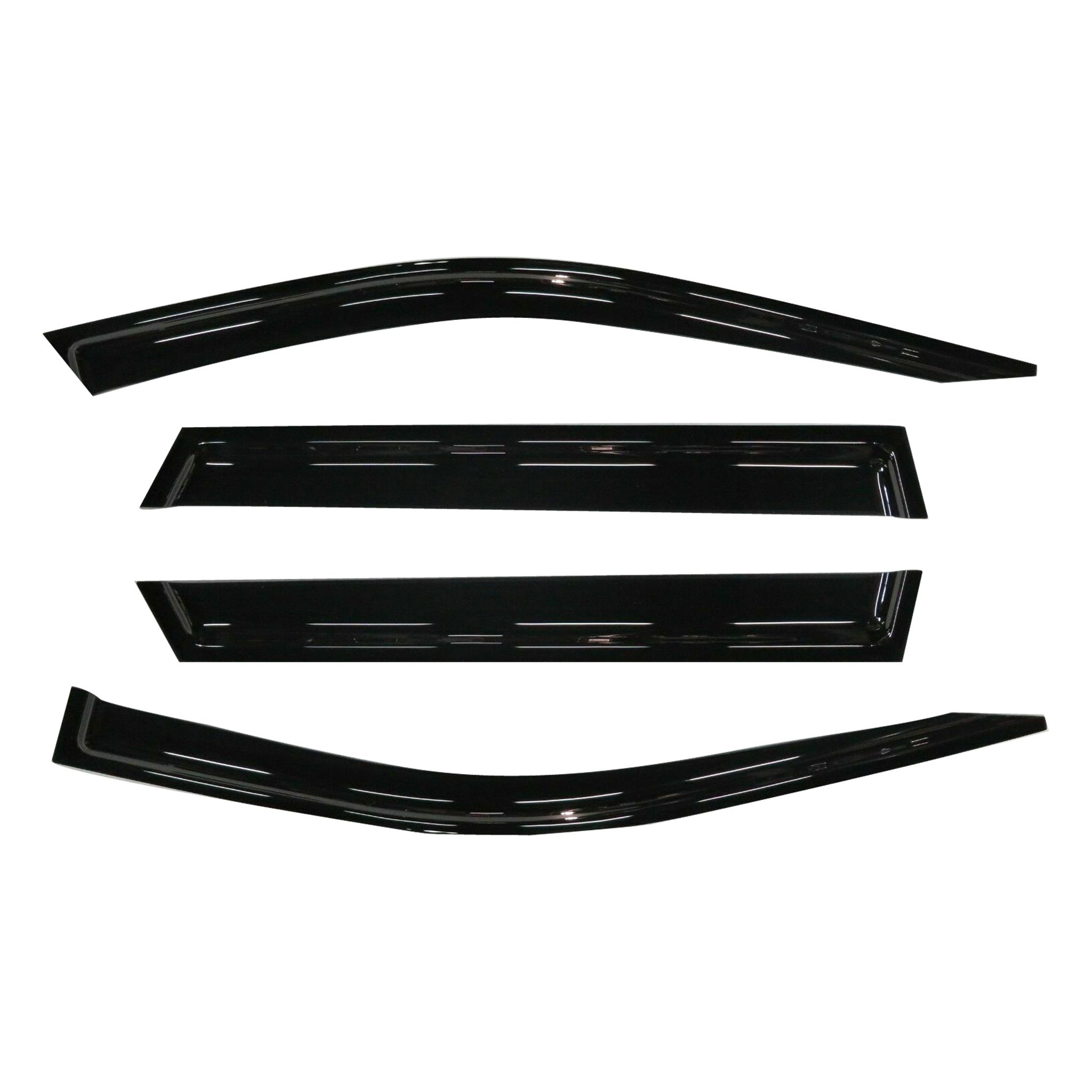 Hyundai Santa Fe (TM) SUV 2019-2023 Slimline Weathershields / Window Visors (4-Piece Set)