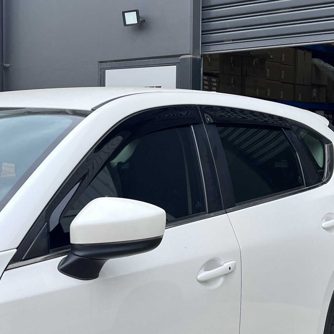 Mazda CX-5 (KF) SUV 2017-2025 Slimline Weathershields / Window Visors (4-Piece Set)