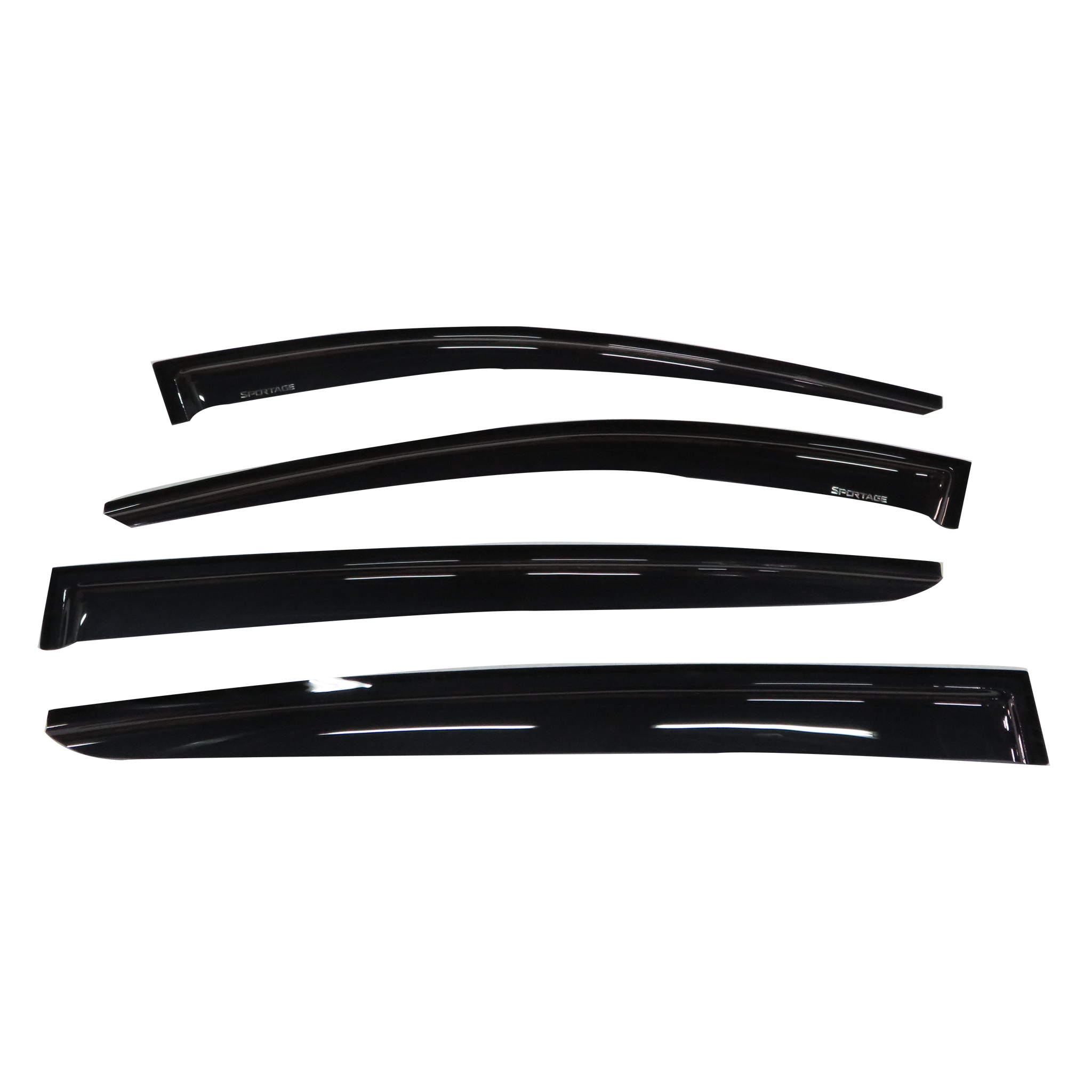 Kia Sportage (QL) SUV 2016-2021 Slimline Weathershields / Window Visors (4-Piece Set)