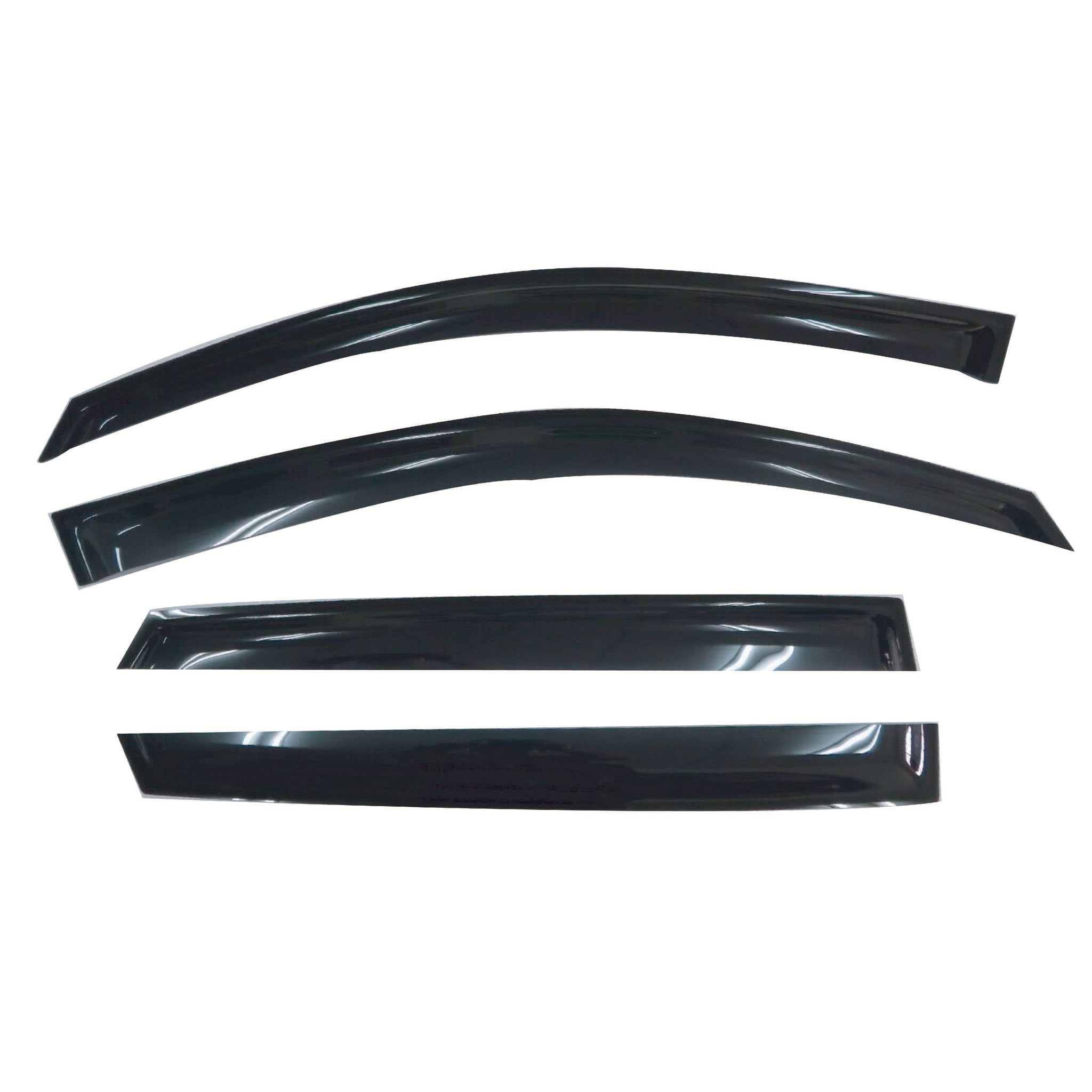 MG ZS (AZS1) SUV 2018-2024 Slimline Weathershields / Window Visors (4-Piece Set)