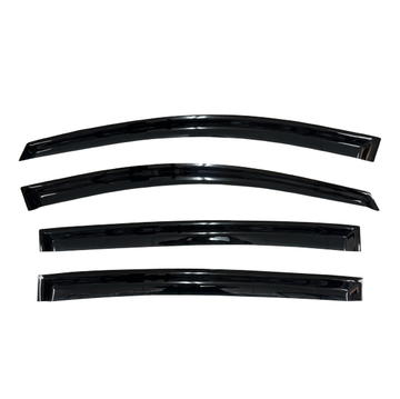 Nissan Tiida (C11) Hatch 2006-2013 Slimline Weathershields / Window Visors (4-Piece Set)