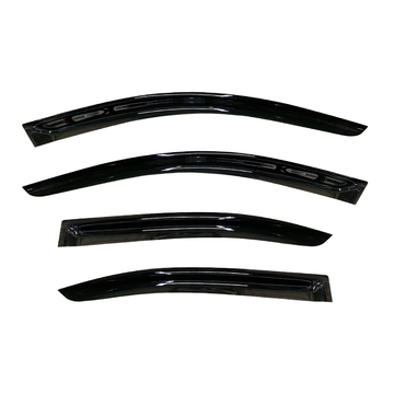 SKODA Octavia (1Z) Liftback 2008-2013 Slimline Weathershields / Window Visors (4-Piece Set)