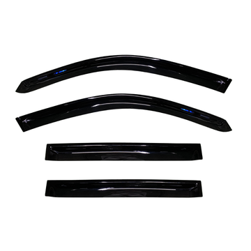 Toyota Landcruiser Prado (J120) SUV 2003-2008 Slimline Weathershields / Window Visors (4-Piece Set)