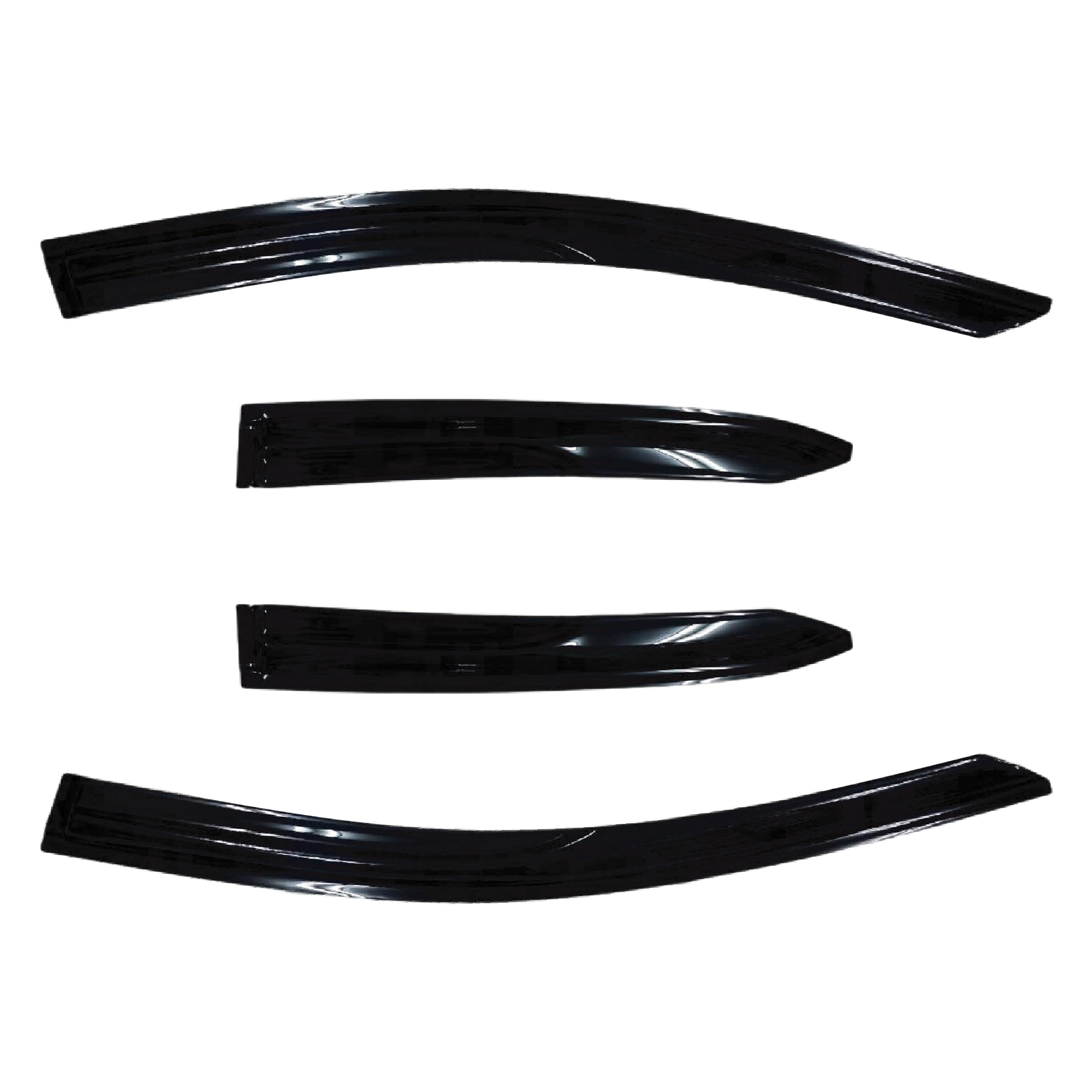 Ford Focus (LZ) Hatch 2015-2018 (MN-Type) Slimline Weathershields / Window Visors (4-Piece Set)