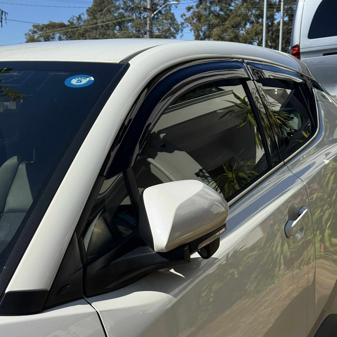 Toyota C-HR (AX10) (AX50) SUV 2017-2022 Slimline Weathershields / Window Visors (4-Piece Set)